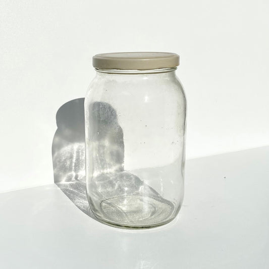 Upcycled 2kg Glass Storage Jar - veto. zerowaste