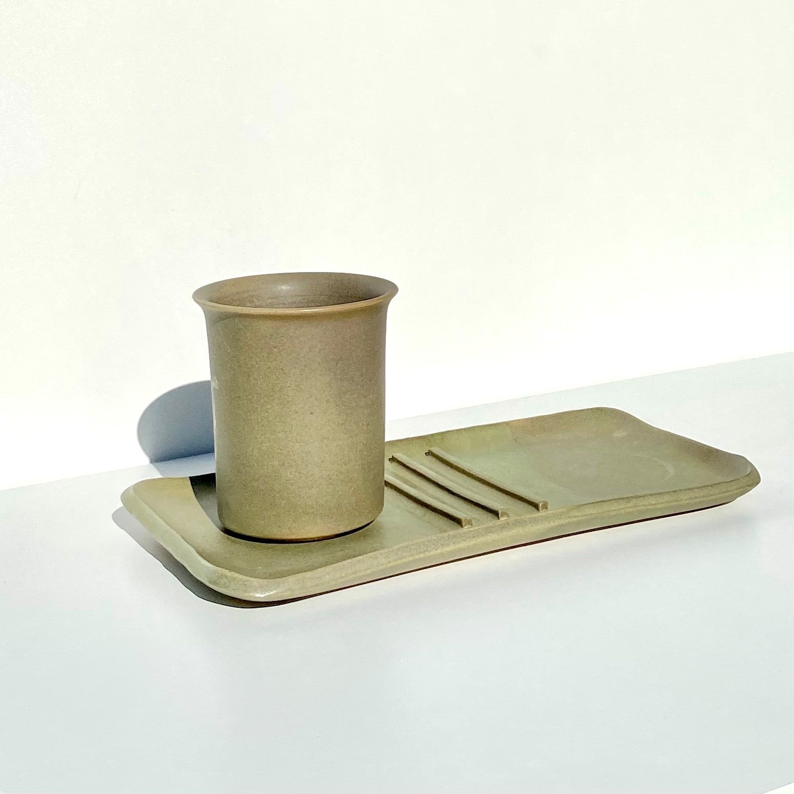 veto_Ceramic Bench Tidy_ceramic storage cup and tray
