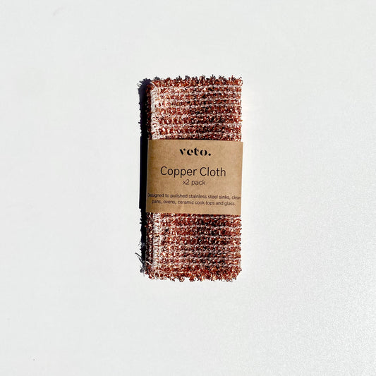 Copper Cleaning Cloth - veto. zerowaste