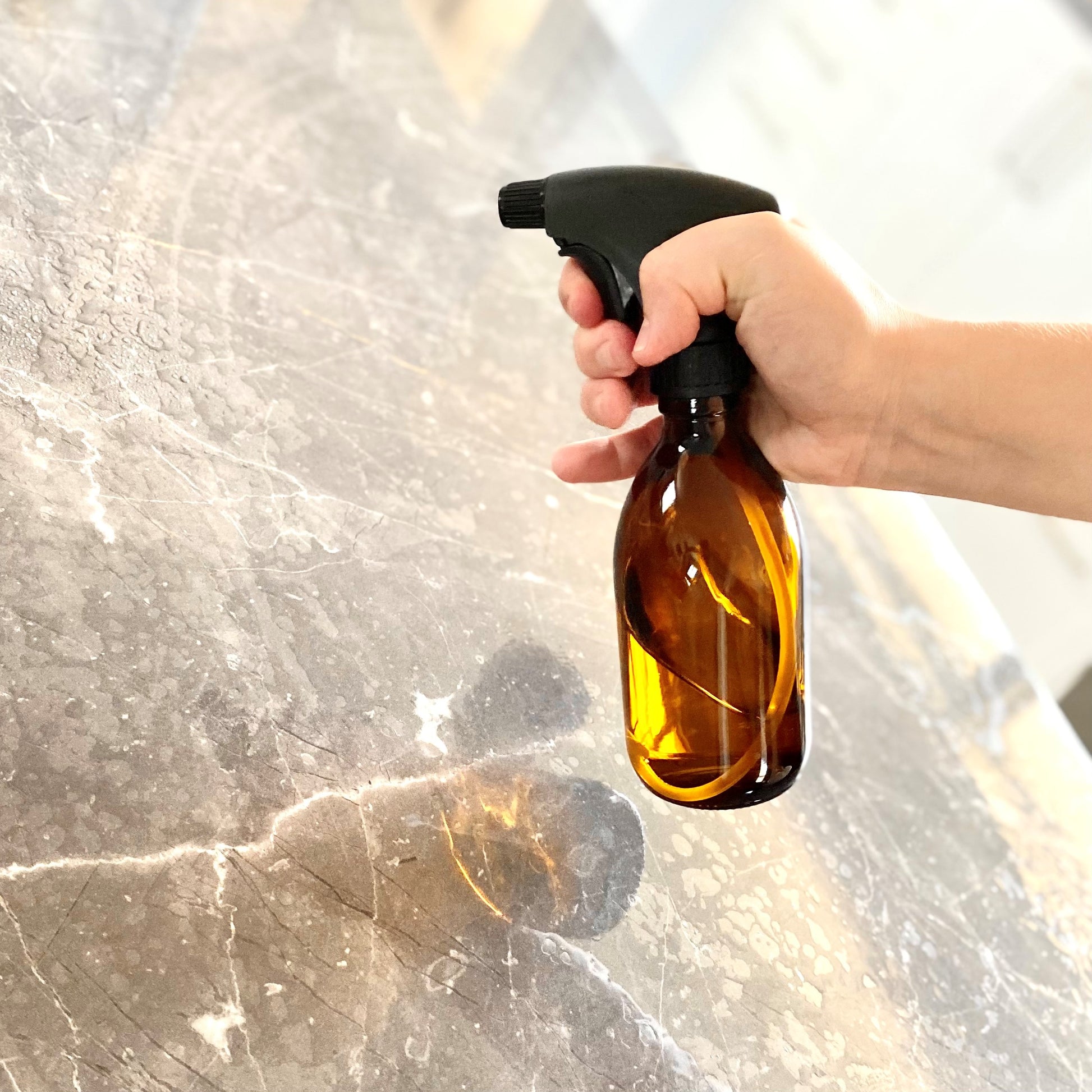 veto_300ml Amber Glass Spray Bottle_ecofriendly cleaning